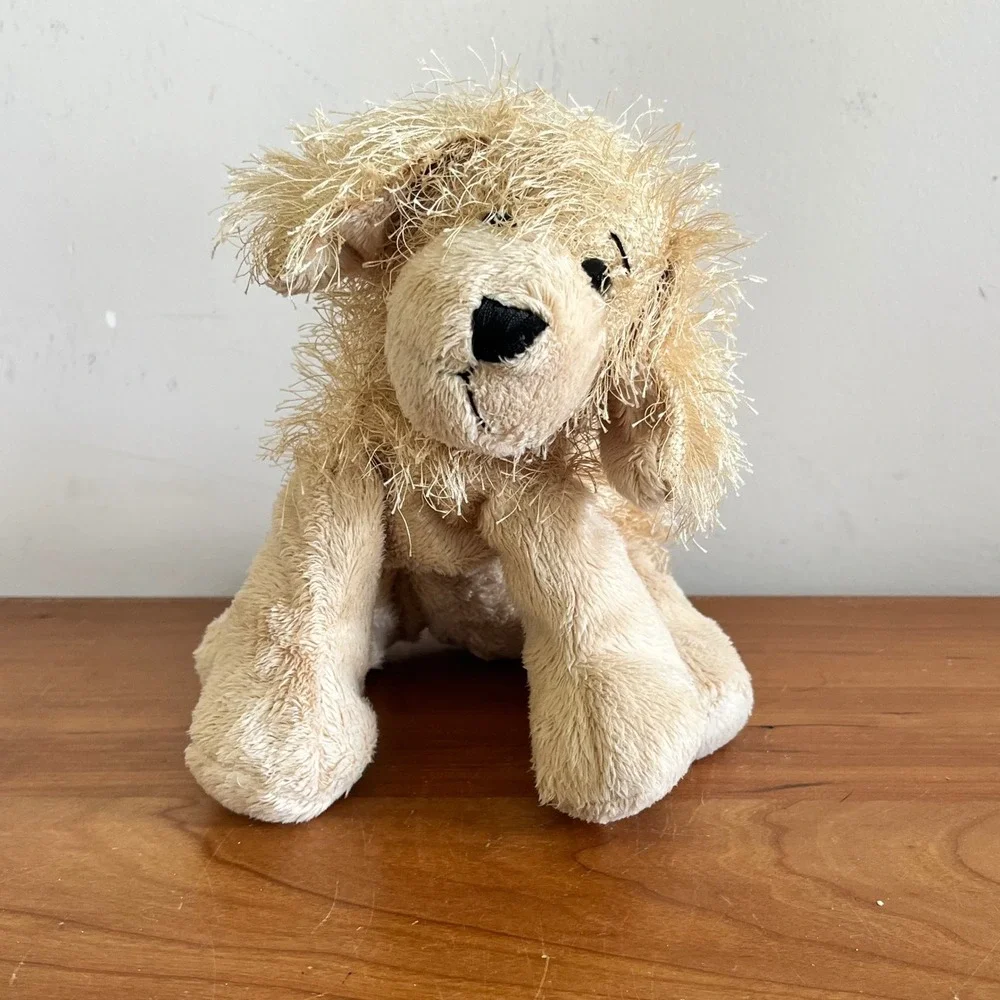 Webkinz Golden Retriever Plush Ganz HM010 Tan Shaggy‎ Dog Stuffed Animal No Code